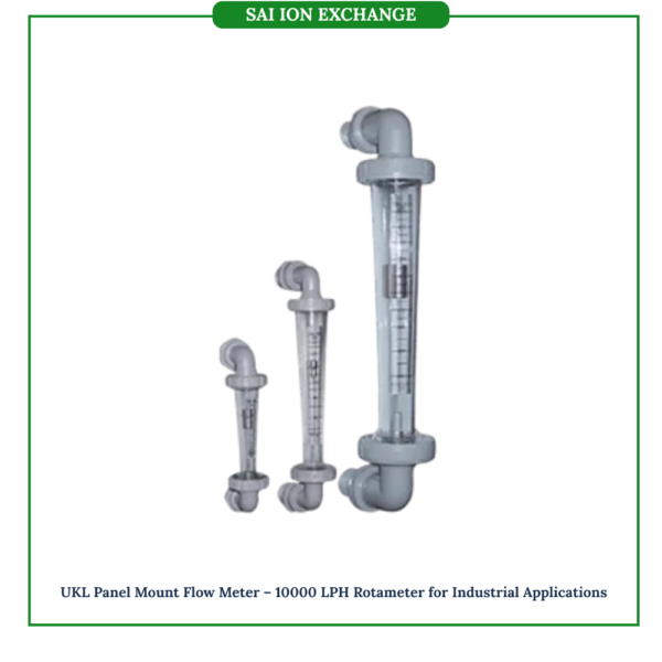 UKL Panel Mount Flow Meter – 10000 LPH Rotameter for Industrial Applications
