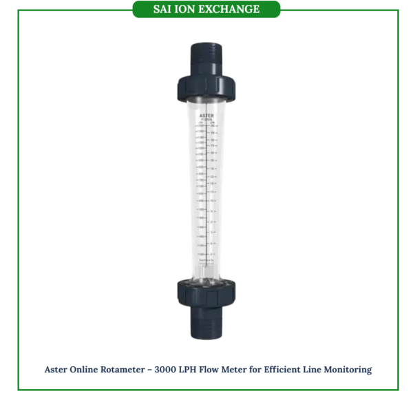 Aster Online Rotameter – 3000 LPH Flow Meter for Efficient Line Monitoring