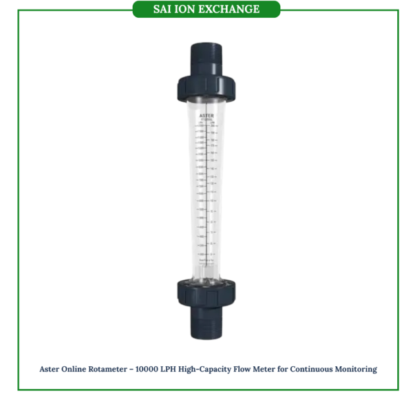 Aster Online Rotameter – 10000 LPH High-Capacity Flow Meter for Continuous Monitoring