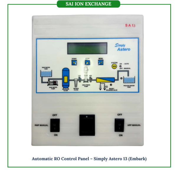 Automatic RO Control Panel – Simply Astero 13 (Embark)