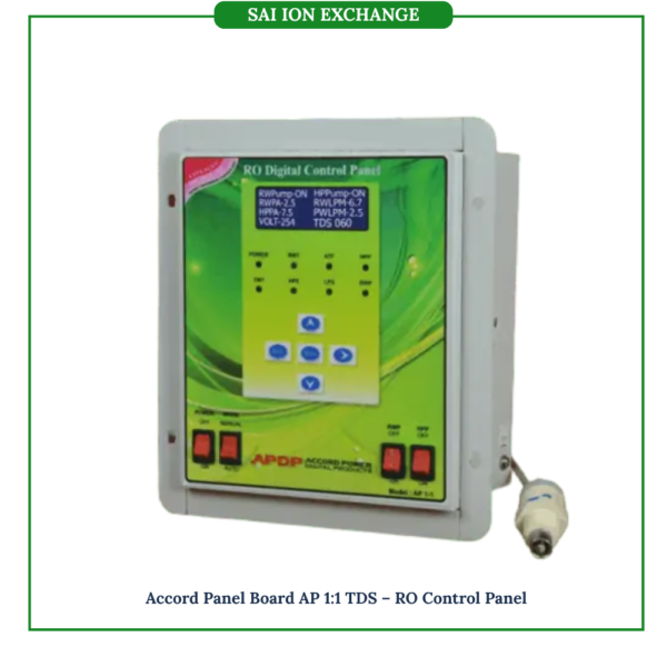 Accord Panel Board AP 1:1 TDS – RO Control Panel