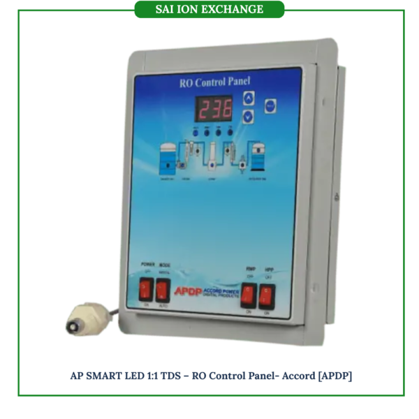 AP SMART LED 1:1 TDS – RO Control Panel- Accord [APDP]
