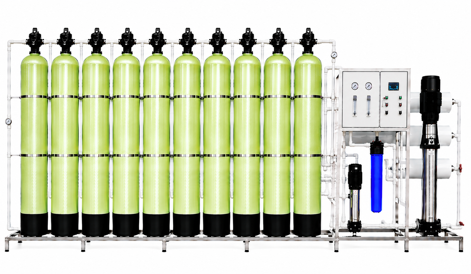 🌊 10000 LPH FRP Reverse Osmosis Plant