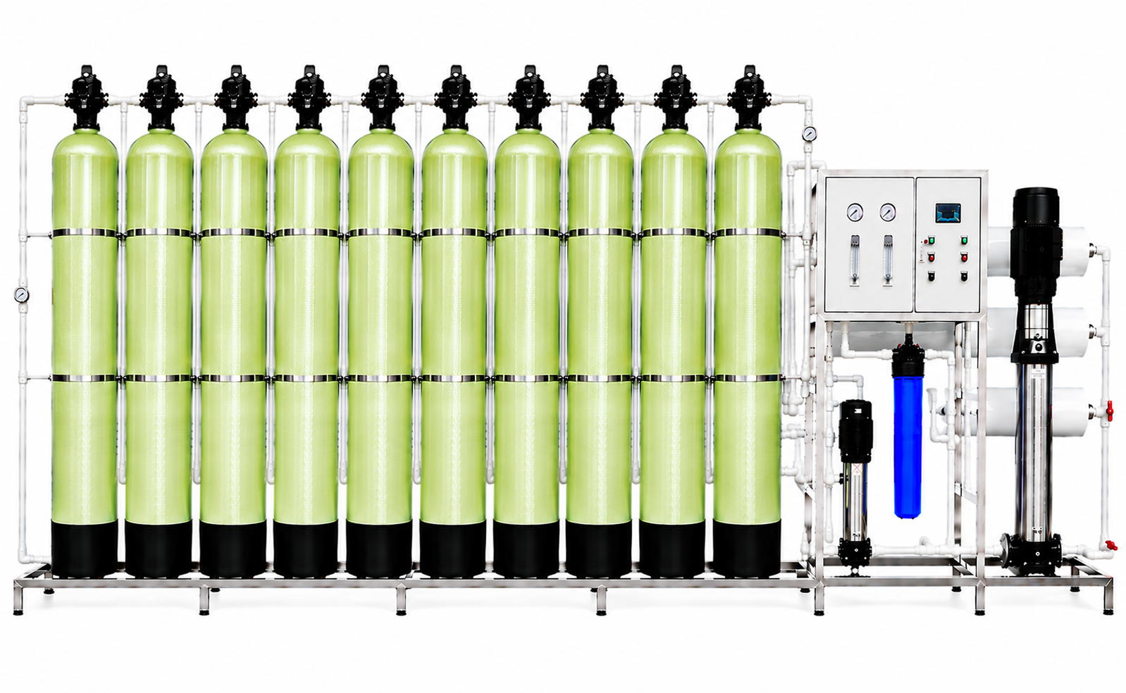🌊 9500 LPH FRP Reverse Osmosis Plant