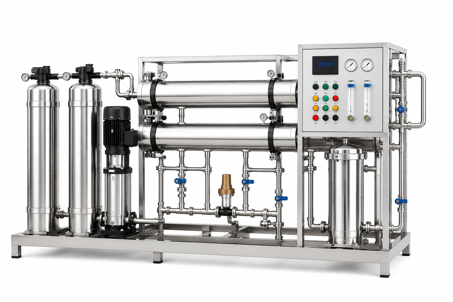 🌊 SS Reverse Osmosis Plant – 1500 LPH