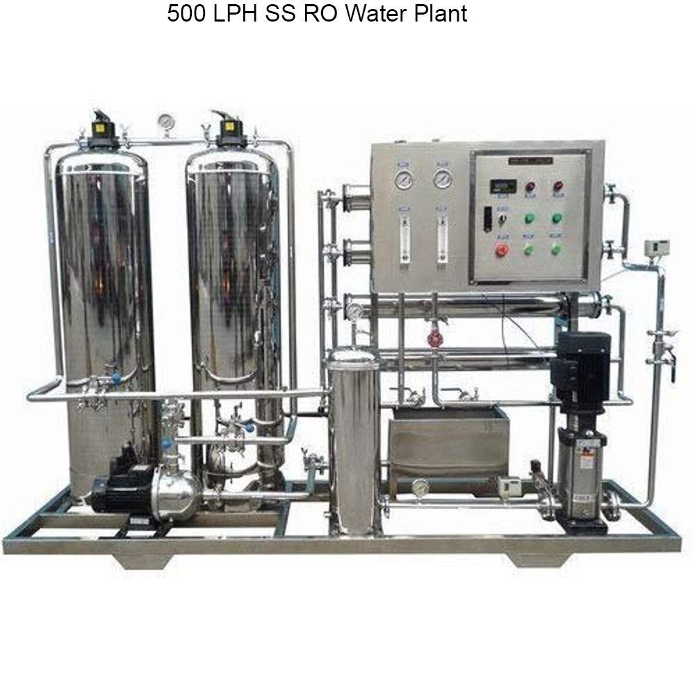 🌊 SS Reverse Osmosis Plant – 500 LPH