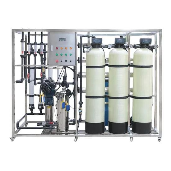 FRP Reverse Osmosis Plant 2500 LPH for Industrial Water Treatment and Mineral Water Production