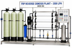 FRP Reverse Osmosis Plant 3500 LPH for Industrial Water Treatment and Mineral Water Production