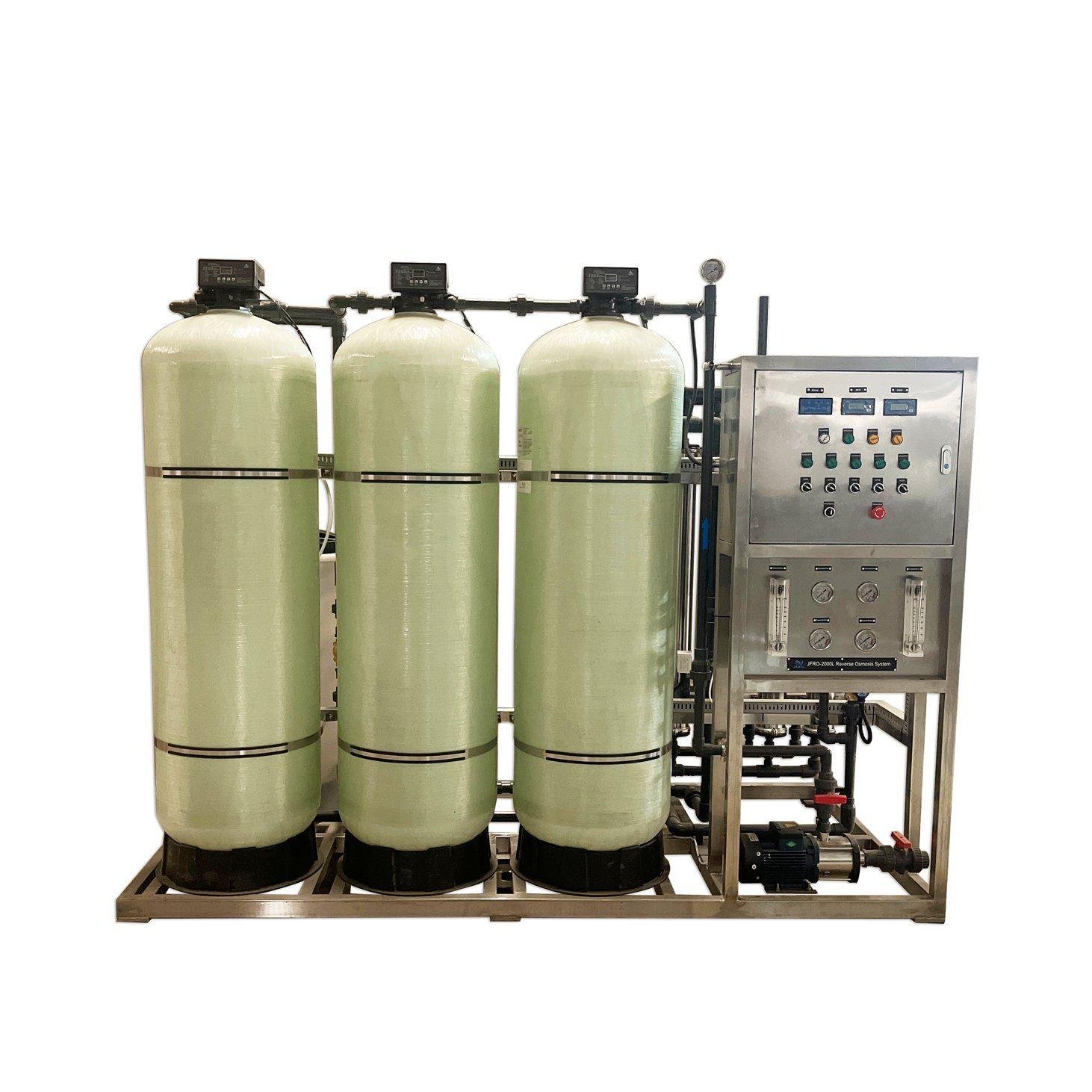 FRP Reverse Osmosis Plant 4500 LPH for Industrial Water Treatment and Mineral Water Production