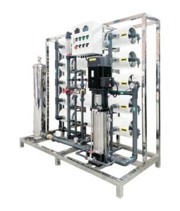 FRP Reverse Osmosis Plant 6500 LPH for Industrial Water Treatment and Mineral Water Production