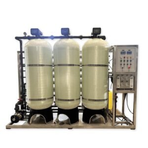 FRP Reverse Osmosis Plant 7000 LPH for Industrial Water Treatment and Mineral Water Production