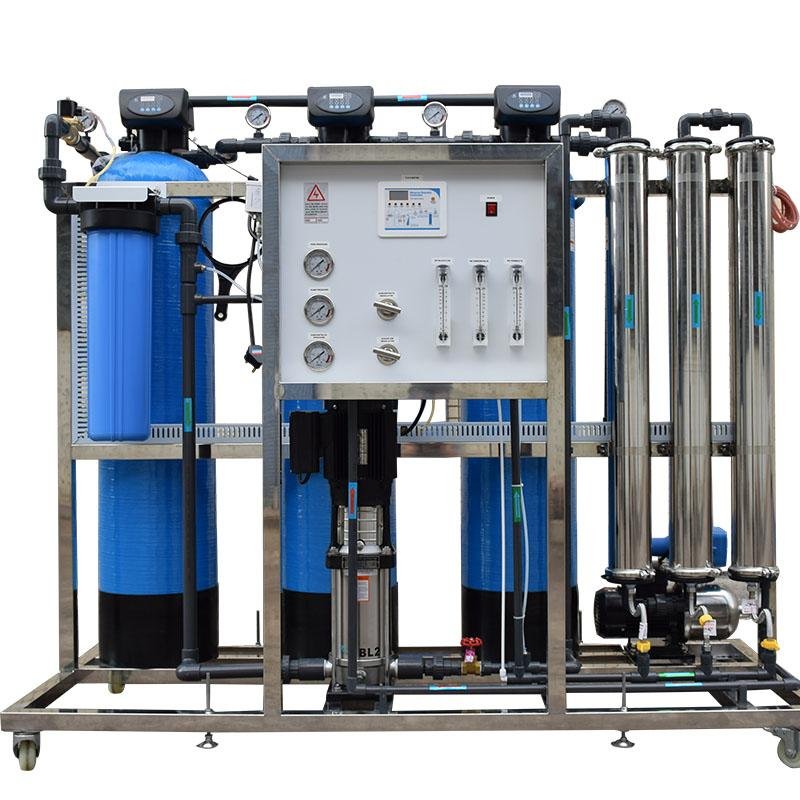 FRP Reverse Osmosis Plant 7500 LPH for Industrial Water Treatment and Mineral Water Production