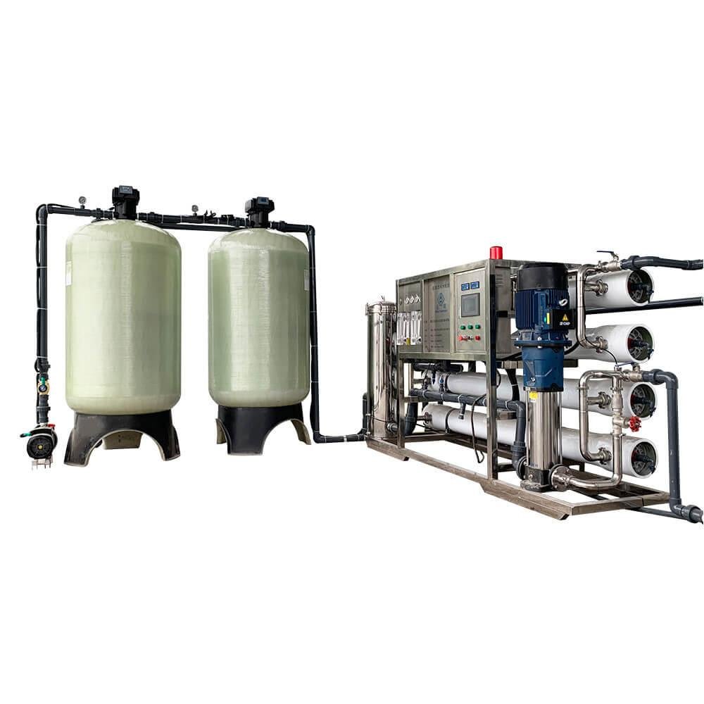 FRP Reverse Osmosis Plant 8000 LPH for Industrial Water Treatment and Mineral Water Production
