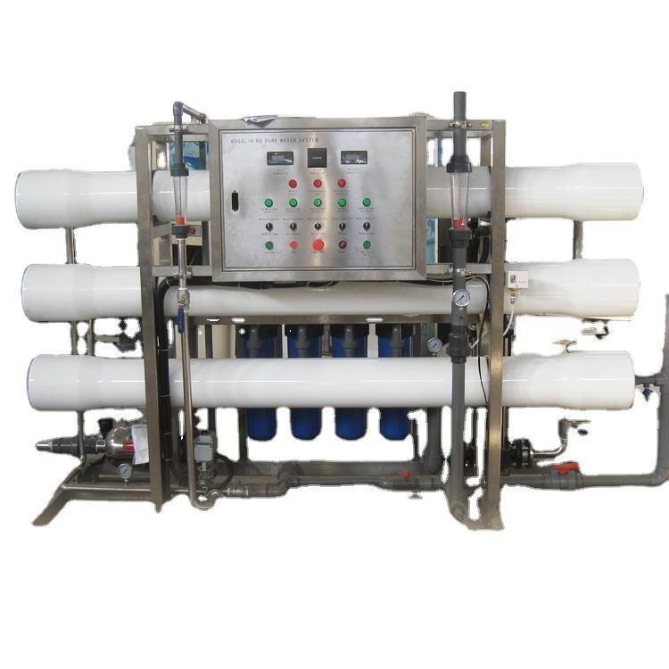 FRP Reverse Osmosis Plant 8000 LPH for Industrial Water Treatment and Mineral Water Production