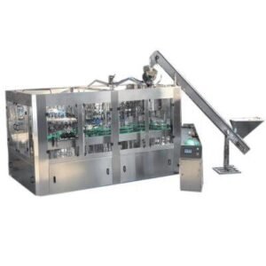 Fully Automatic Rinsing Filling Capping Machine 24 BPM