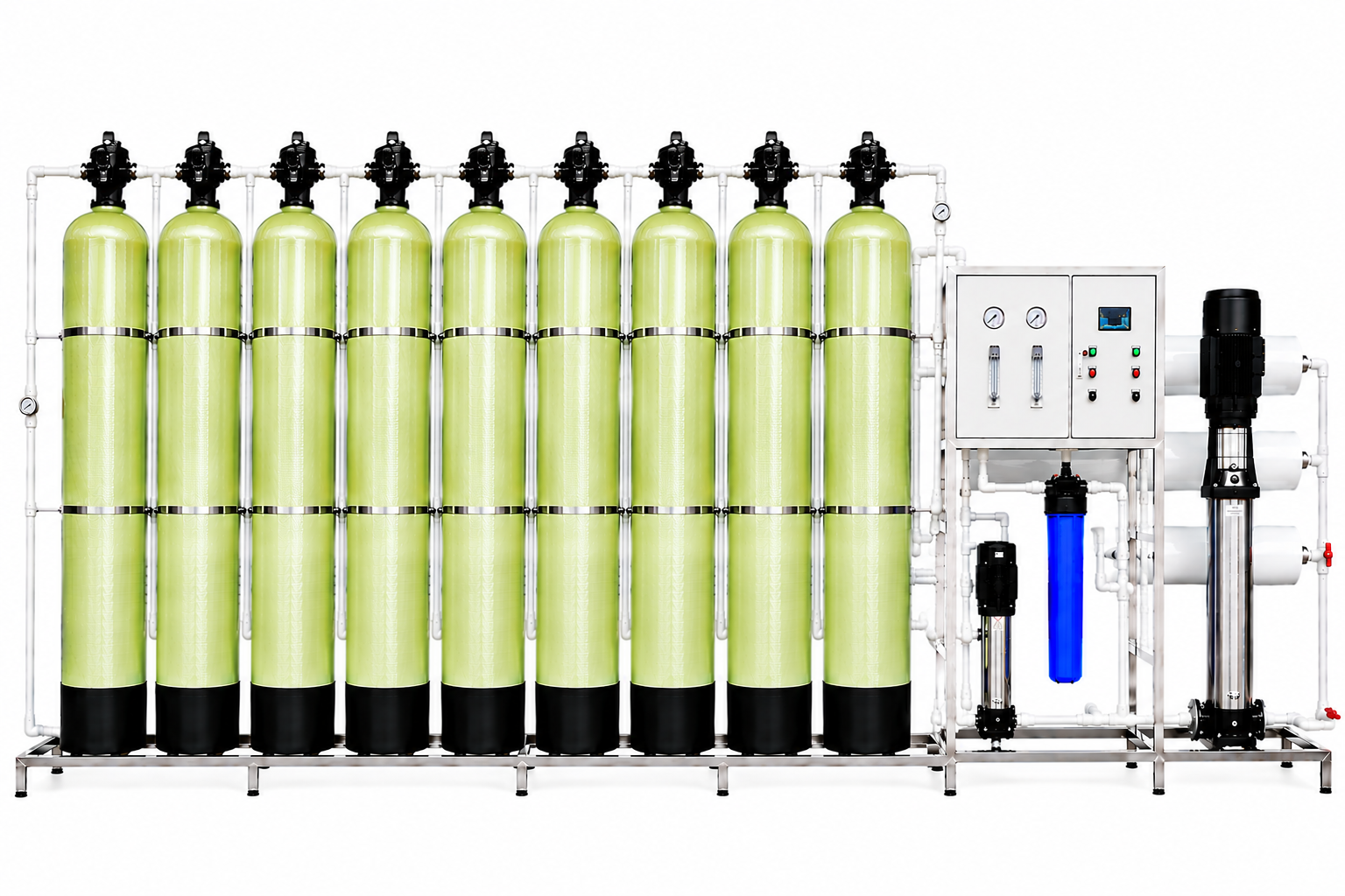 🌊 FRP Reverse Osmosis Plant – 7500 LPH
