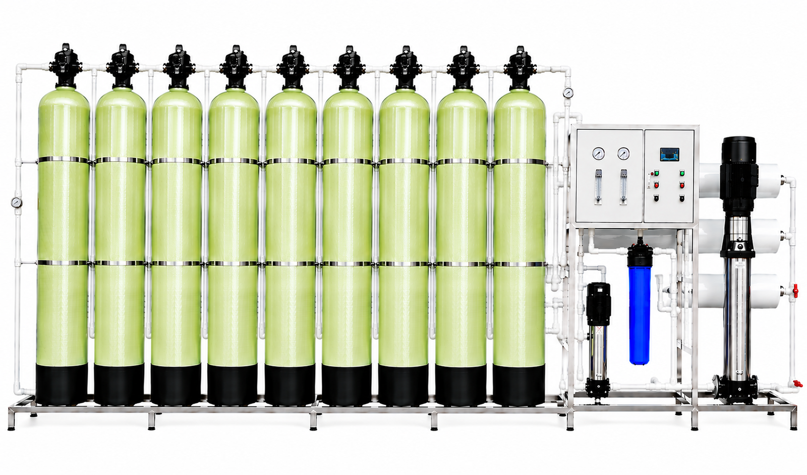 🌊 FRP Reverse Osmosis Plant – 8000 LPH
