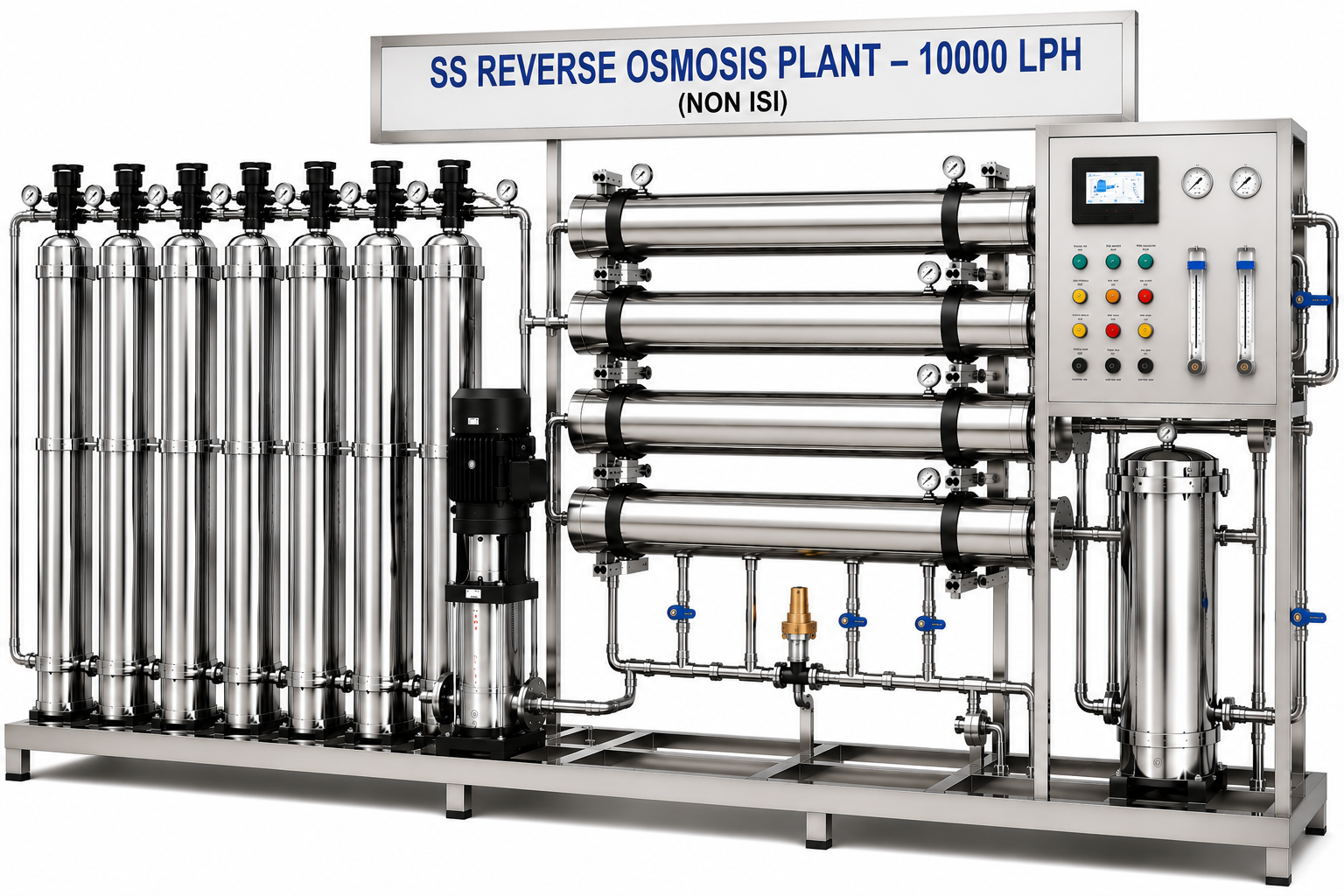 🌊 SS Reverse Osmosis Plant – 10000 LPH